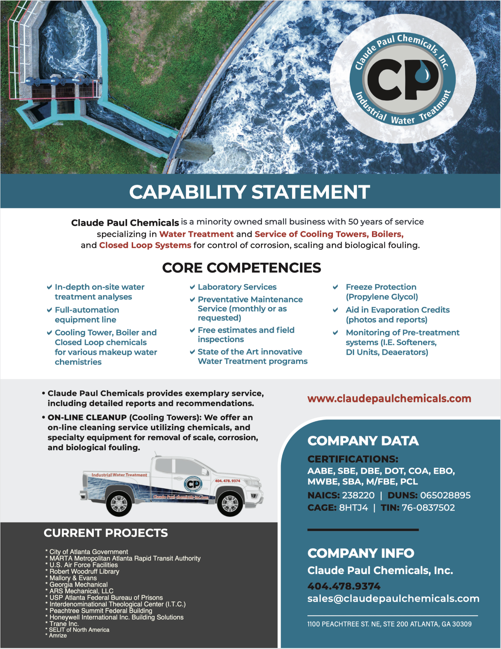 Claude Paul Chemicals Capability Statement
